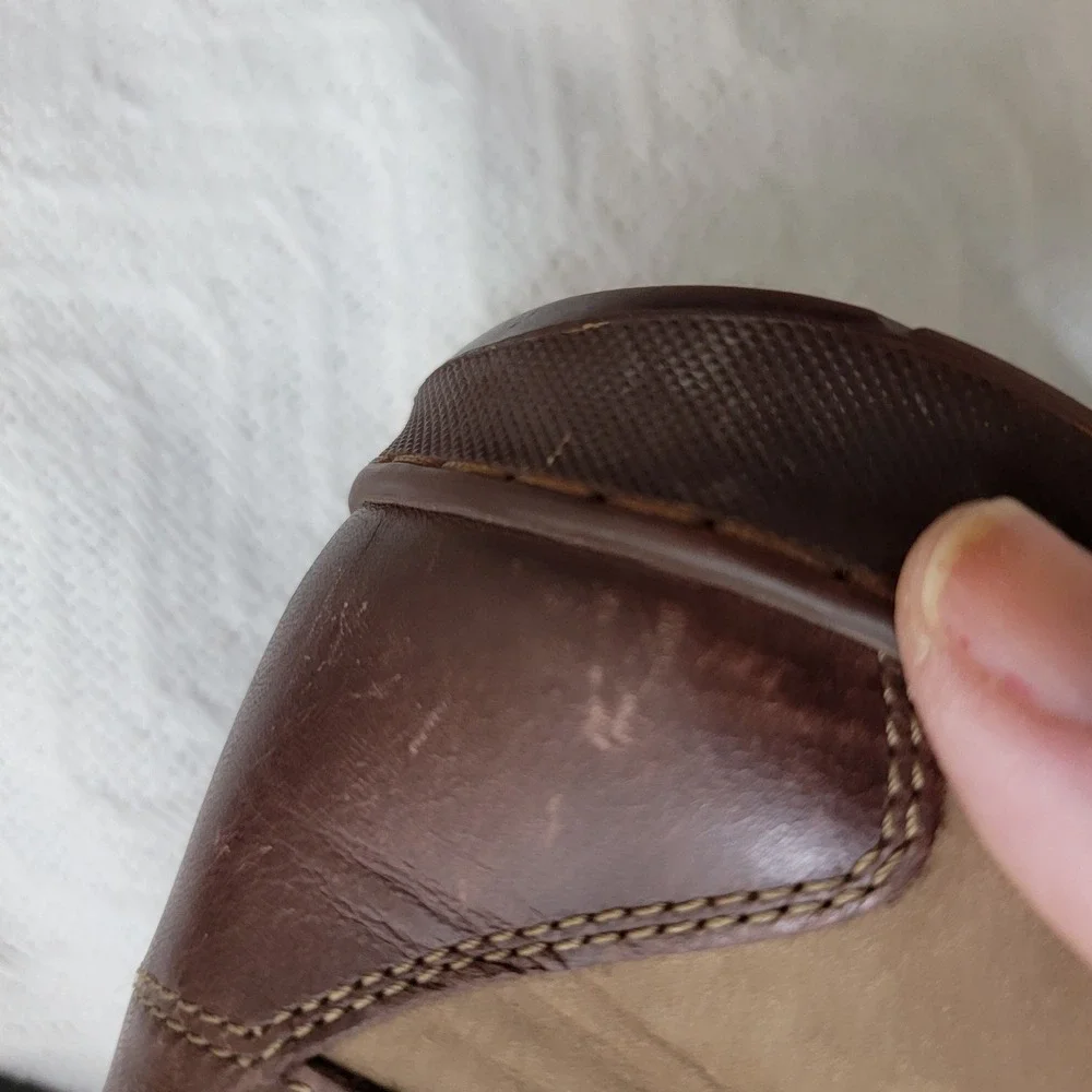 Mephisto Spinnaker Leather-Suede Two Tone Boat Shoes‎ Sz 10.5 US Air Relax